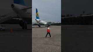 Uzbekistan airways✈✈ #tashkent #tashkent #uzbekistan #asmr #shortvideo #airport #airplane