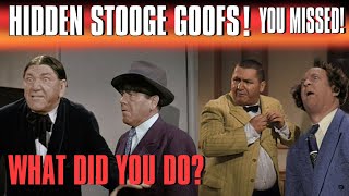 Three Stooges Shorts and Movie Goofs from the 1930's to the 1960's