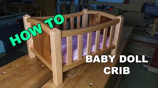 How to make a baby doll crib