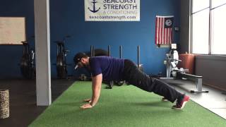Prone Shoulder Taps