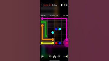 Flow Free - Manias - 8x8 Mania - Level 74