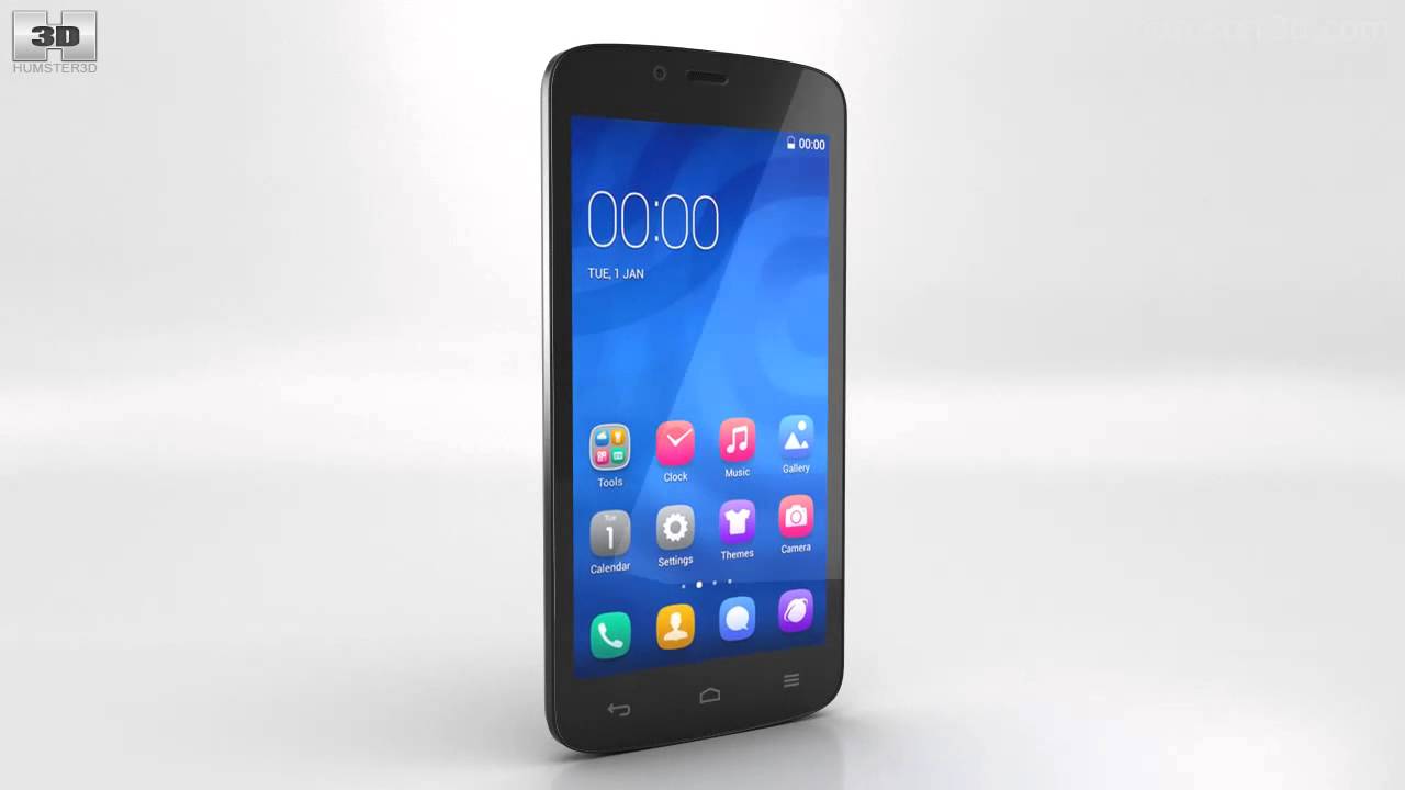 Huawei Honor 3C Play Black 3D model by 3DModels.org