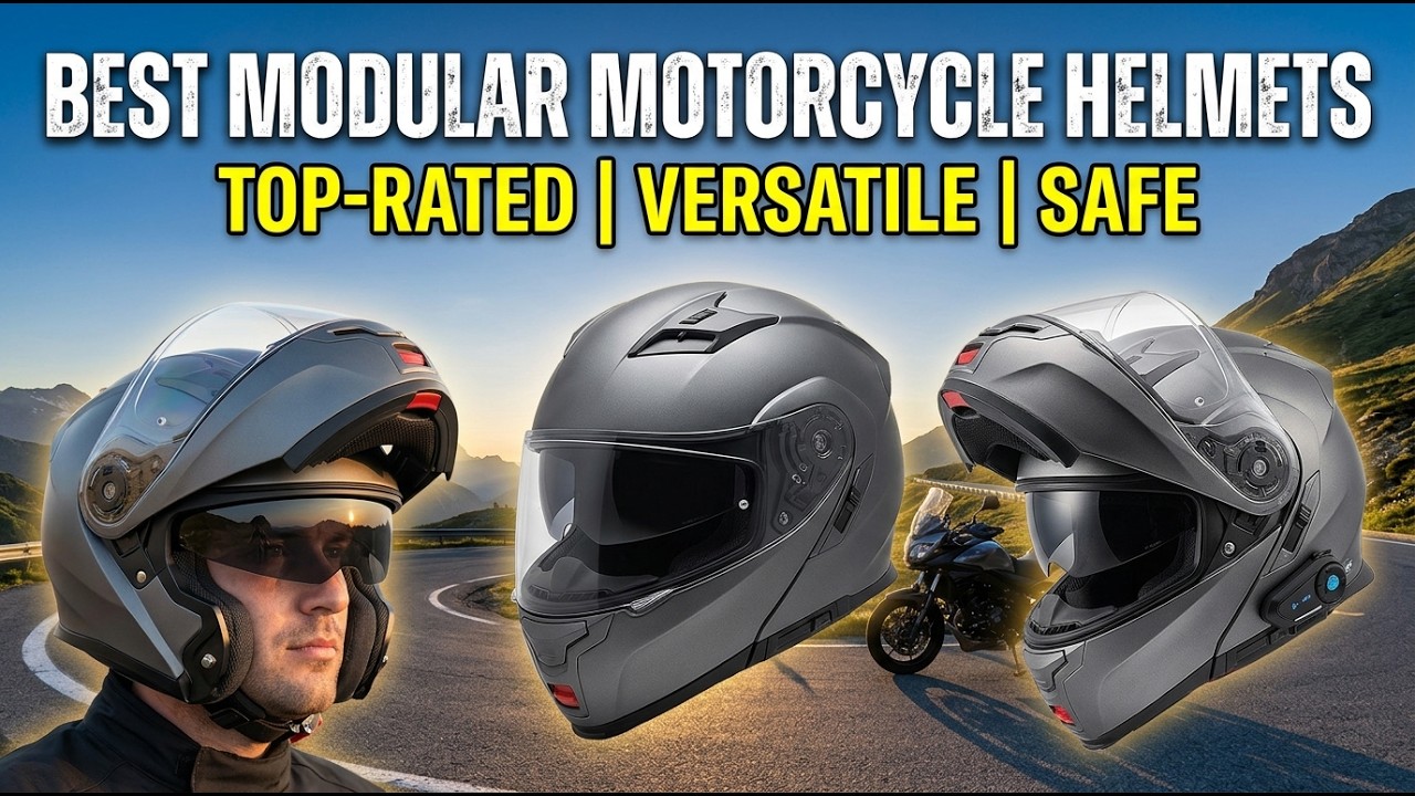 TOP 5 Best Modular Motorcycle Helmets 2026 | Modular Helmets For Touring  And Long Rides
