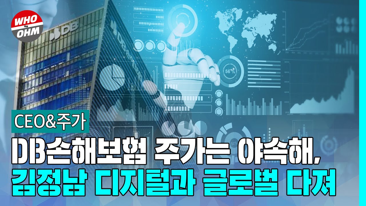 DB손해보험 주가는 야속해, 김정남 디지털과 글로벌 다져 [CEO&주가]