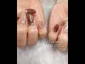 大人シンプルネイル♡#シンプルネイル#マグネットネイル#ミラーネイル#ミラーアート#ブラウンネイル#グレージュネイル#大人女子ネイル#上品ネイル#スワロフスキー