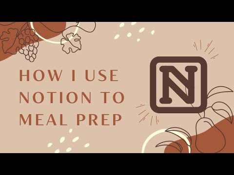 How I meal plan using notion // Meal Plan With Me - YouTube