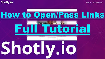 How to open shotly.io links | In Smartphone & Desktop [Full Tutorial]