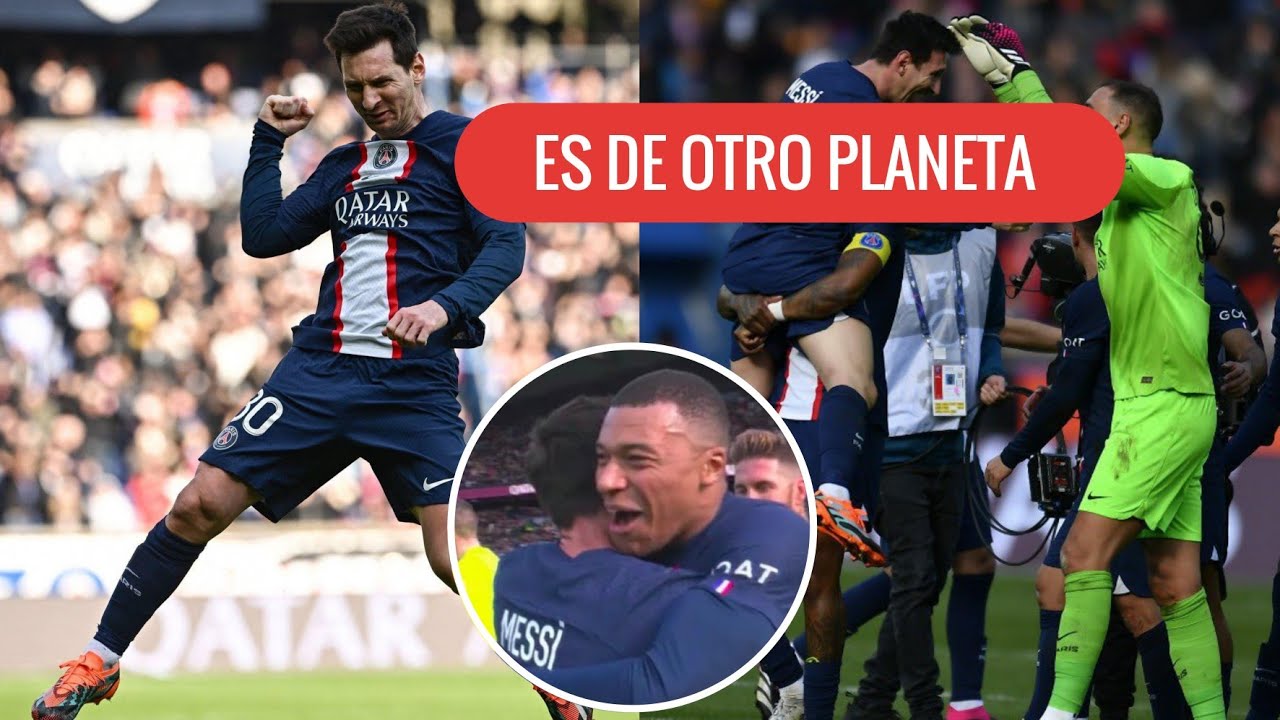 GOLAZO DE LEO MESSI EN EL ÚLTIMO MINUTO PARA DARLE LA VICTORIA AL PSG ...