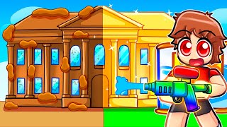 Roblox Pressure Wash Simulator With MY CRAZY FAN GIRLS... screenshot 3