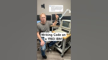 Writing Code on a 1983 IBM | BASIC