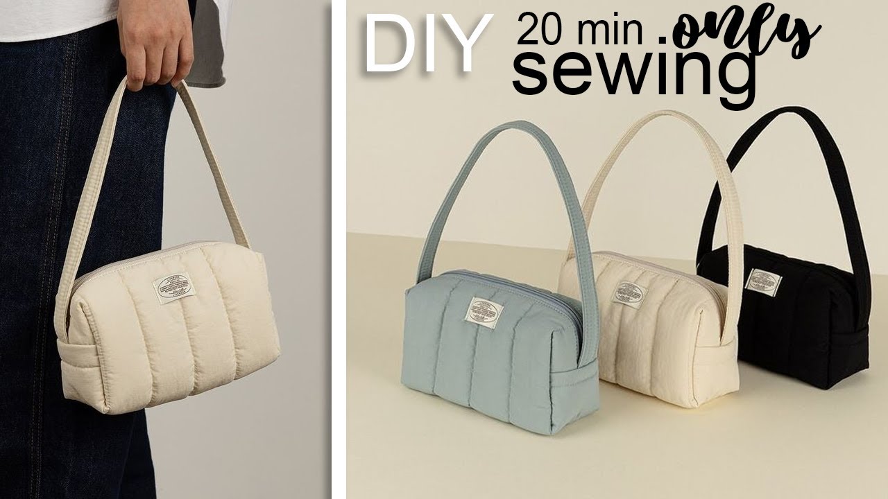 DIY Textile Purse Sewing | ASMR Sounds Of Process | From cloth Making at home