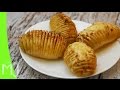 PATATAS HASSELBACK | Papas al horno rellenas de bacon y queso