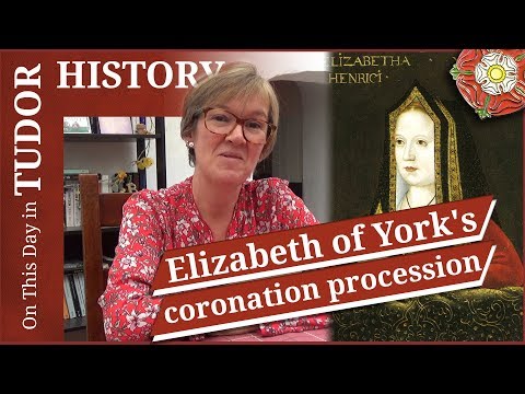 November 24 - Elizabeth of York's coronation procession