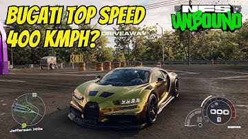 Bugatti Chiron Top Speed Test | NFS Unbound