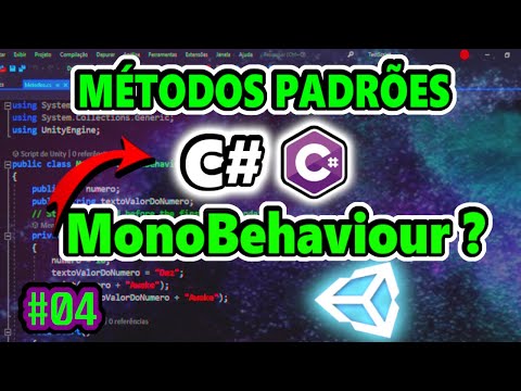 Capa de UNITY3D PROGRAMAÇÃO | Aprender METODOS na UNITY 3D