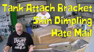 RV-10 Wings - 051 - Hate mail, Skin Dimpling, and Tank Attach Bracket