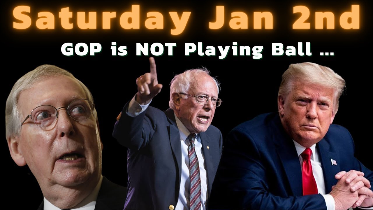 NO-BS Stimulus Update -- Saturday Jan 2nd