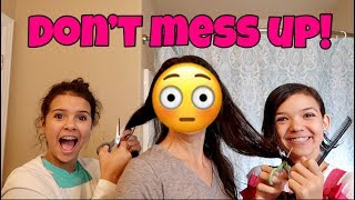 TEENS CUT MOM'S HAIR! screenshot 4