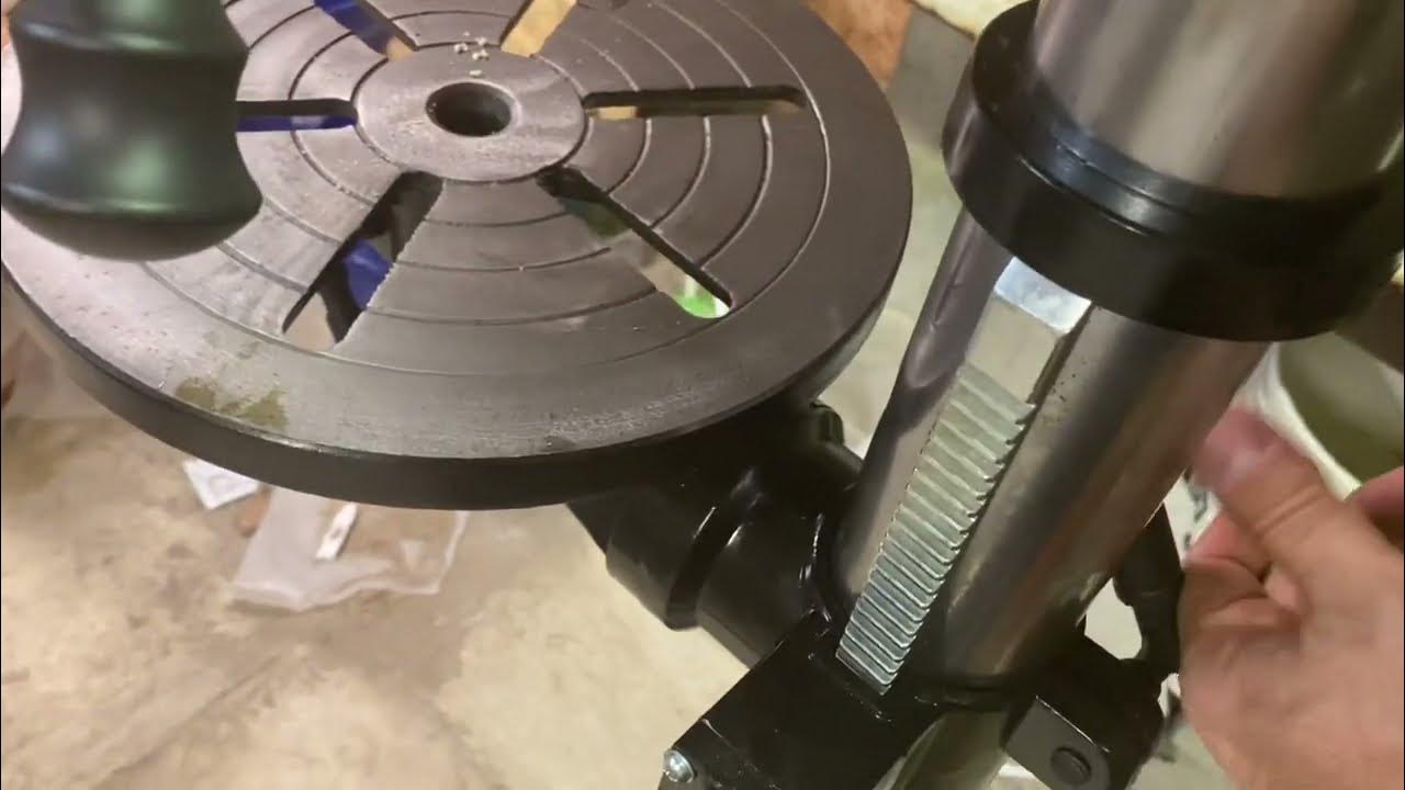 Harbor Freight Drill Press unboxing, assembling, and review YouTube