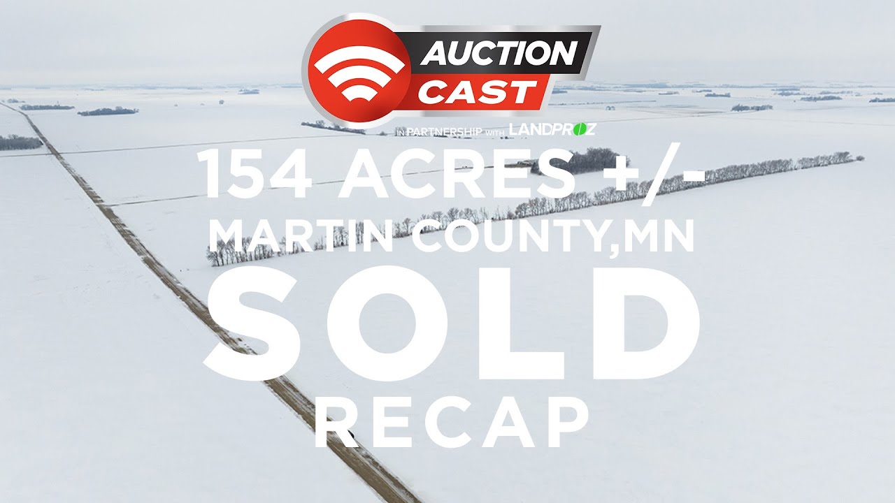 Martin County, MN 154 Acre Land Auction Recap SOLD YouTube