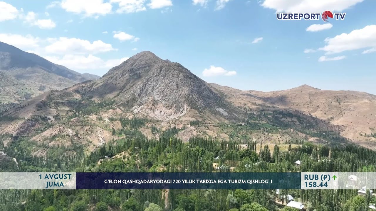 G‘elon Qashqadaryodagi 720 yillik tarixga ega turizm qishlog‘i