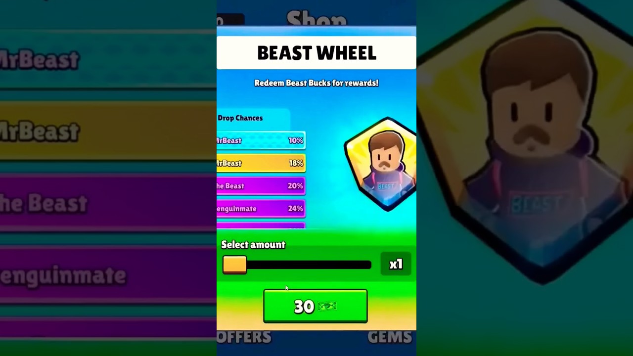 BEAST WHEEL SPIN 😂💯 | Stumble Guys 