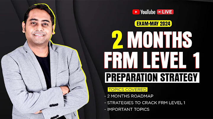 [ Live ] 2 Months FRM Level 1 Preparation Strategy | Fintelligents #frmexam #frm