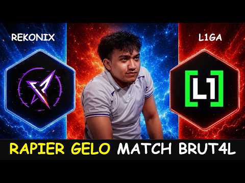 70 MENIT HYPE PEC4H BRUT4L RAPIER MATCH GELO CUY - REKONIX VS L1GA GROUP STAGE GOTF 2026 DOTA 2