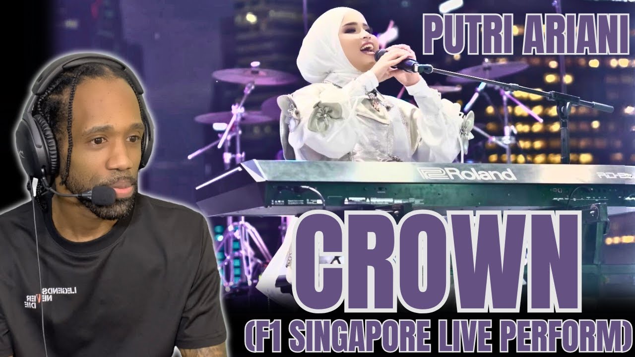 ВПЕЧАТЛЯЮЩЕЕ ВЫСТУПЛЕНИЕ! РЕАКЦИЯ PUTRI ARIANI «CROWN» (КОНЦЕРТ F1 В СИНГАПУРЕ)!