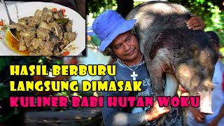 Hasil Berburu Langsung Dimasak Kuliner Nusantara Babi Hutan Woku Masakan Ciri Khas Minahasa