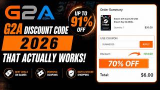 Player Profile G2A Discount Code 2026 That Actually Works – Up To 91% Off