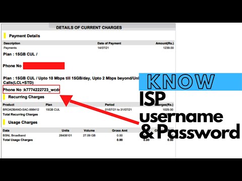 How to know ISP Username & Password [2021]