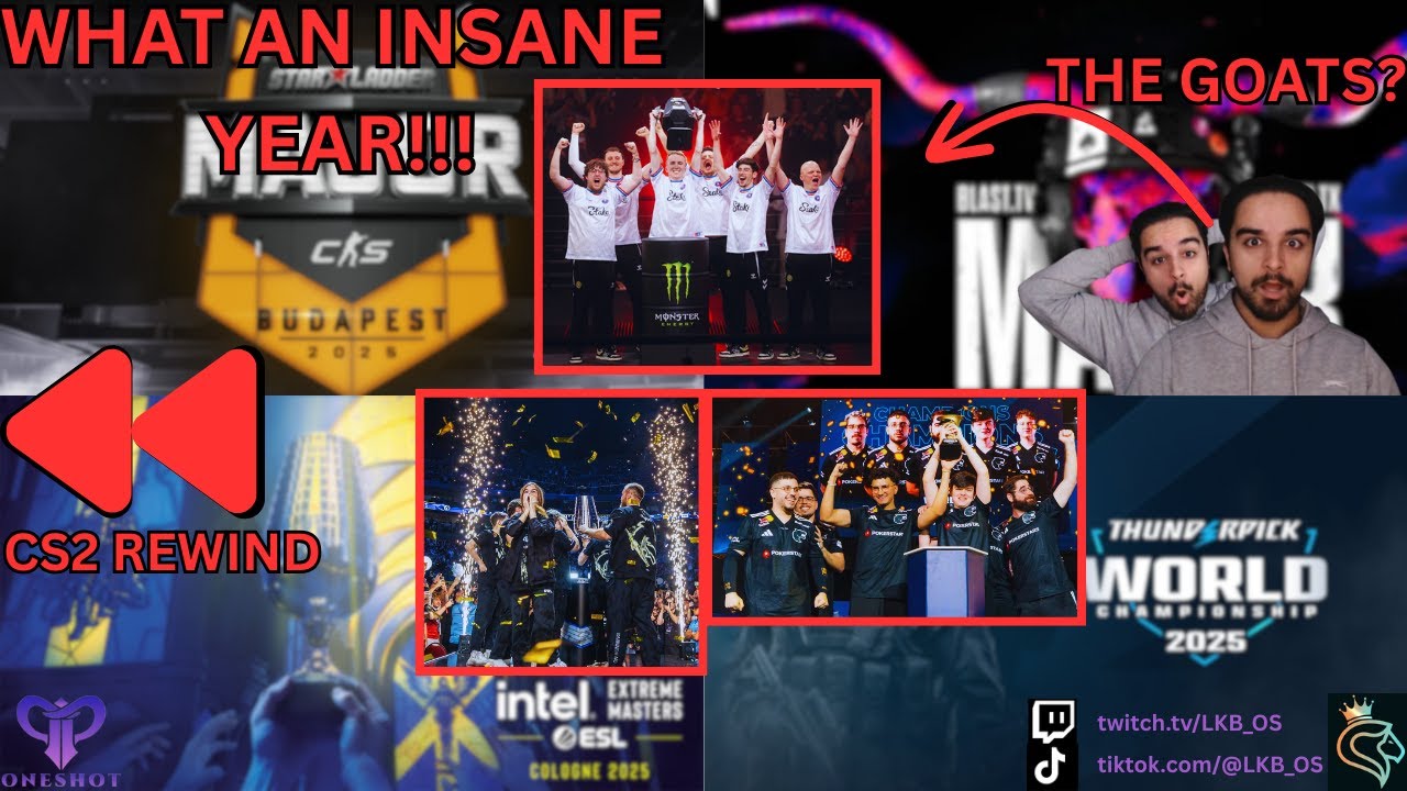 LKB Reacts To 'CS2 REWIND 2025' (WHAT AN INSANE YEAR!!!)