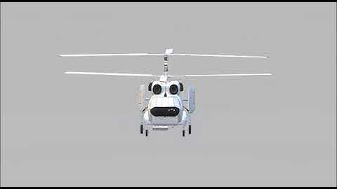 Kamov - Ka-31 - The AWACS helicopter 3D model