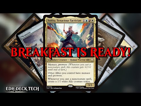 Sokka, Tenacious Tactician Commander Deck | MTG EDH Deck Tech (Avatar) |  BREAKFAST IS READY!