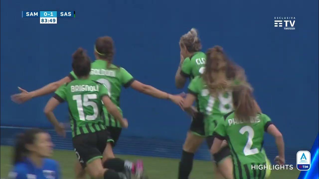 Sampdoria-Sassuolo 0-2 | Doppietta Clelland con perla finale... | Serie A Femminile TIM 2022/23