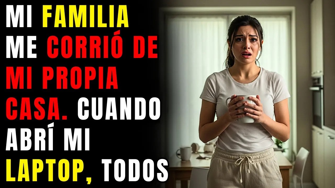 Mi FAMILIA me CORRIÓ de mi PROPIA CASA  Cuando abrí mi laptop, todos se quedaron pálidos  No le