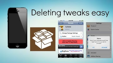 How to easily delete cydia tweaks