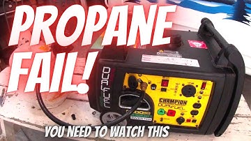 Propane Generator Fail