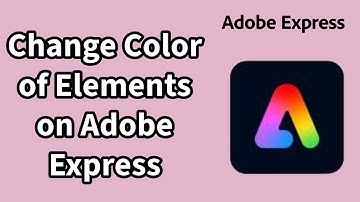 How to Change the Color of Elements on Adobe Express? 2024