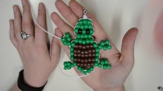 Beaded Turtle Keychain Tutorial