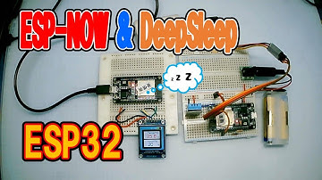 ESPNOW ESP32のDeepSleep機能でバッテリーが長持ち