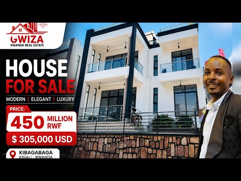 🔥 Inside a Stunning $305,000 USD Modern Luxury Home in Kigali kibagabaga /Full Tour!