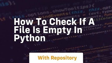How to check if a file is empty in python