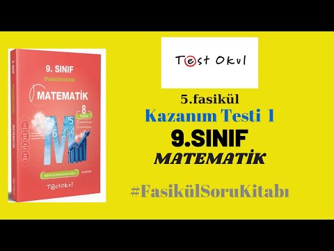 Oran Orantı Kazanım Testi 1 Testokul 9.Sınıf #matematik #testokul #9sınıf