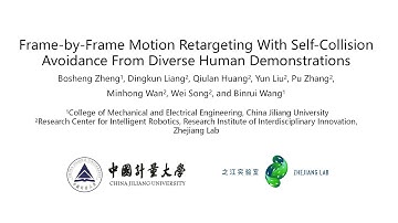 Frame-by-frame Motion Retargeting With Self-Collision Avoidance From Diverse Human Demonstrations