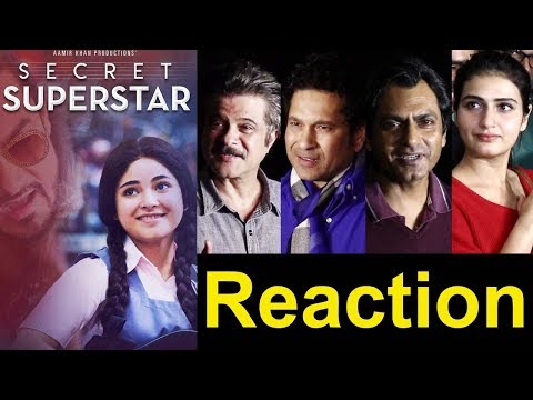 Bollywood Celebs Reactions On Aamir Khan's Secret Superstar Movie