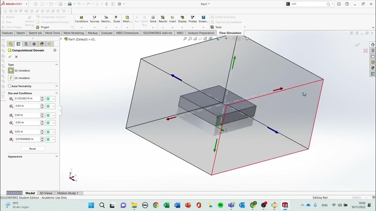 Tuto débutant SolidWorks Flow Simulation - YouTube