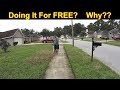 FREE OVERGROWN GRASS CUTTING - CLEAN OUT for the HOA! #SideHustle