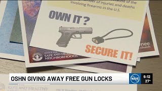 Office for Safe and Healthy Neighborhoods handing out free gun locks all week